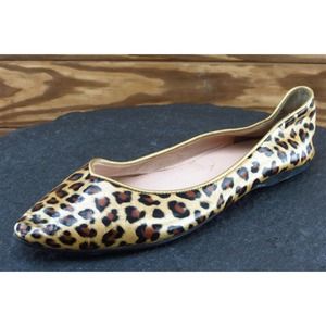 Ruby & Bloom Sz 4.5 M‎ Brown Almond Toe Flat Synthetic 57698715